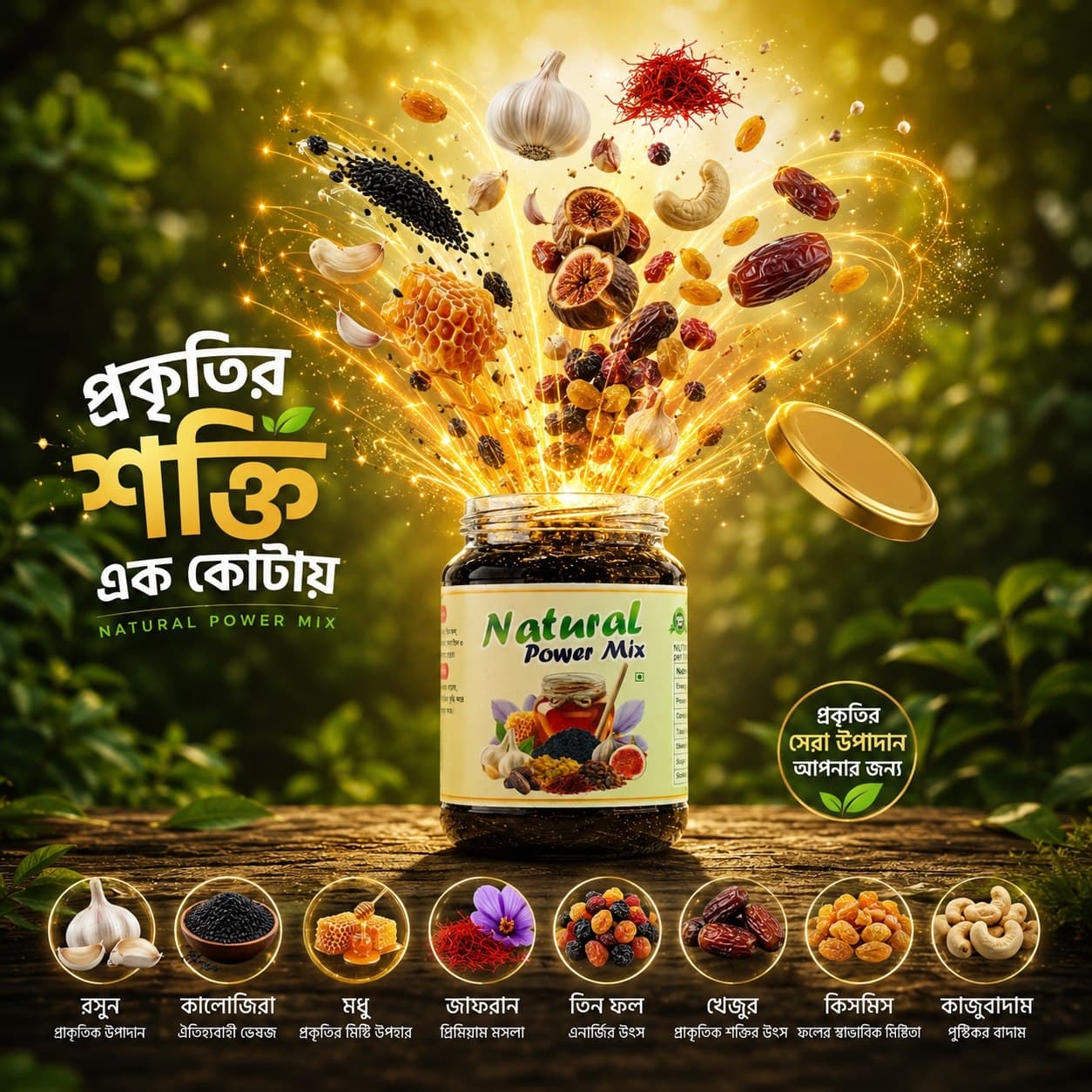 ন্যাচারাল পাওয়ার মিক্স - প্রাকৃতিক এনার্জি সাপ্লিমেন্ট